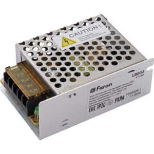 Блок питания для сд ленты 12V IP20 30W (драйвер), LB002 Feron