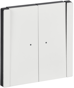 Переключатель 2-кл 10А C/У проходной с индикатором Металл Белый Forte&Piano