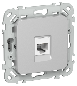 Розетка RJ45 кат.5Е UTP С/У Алюминий FLITE