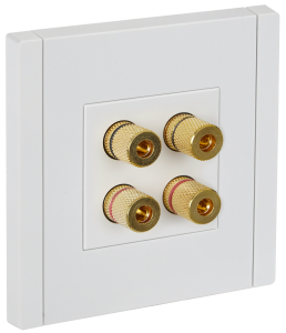 Розетка Аудио 4-м С/У Белый Forte&Piano