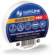 Изолента белая Safeline 15/10