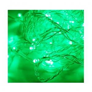 Гирлянда светодиодная 80LED зел. прозр. провод 8.8м (7.3+1.5) 8 режимов мигания IP20 зел. Космос