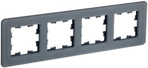 Рамка 4-я Стекло Графит Brite