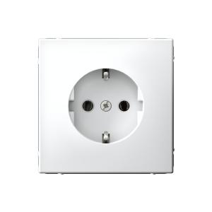 Розетка 1-м 16А С/У З/К Белая ArtGallery