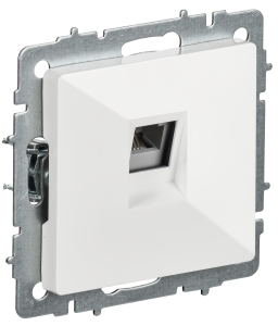 Розетка RJ11 С/У Белый Brite