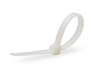 Стяжки нейлоновые КСС 5*200 белый (100шт.) Fortisflex