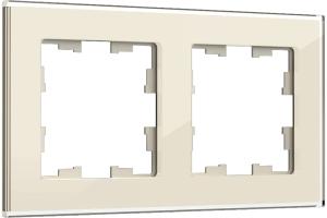 Рамка 2-я Стекло Ванильный Brite