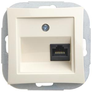 Розетка компьтерная RJ45 WDE000283 бежевый