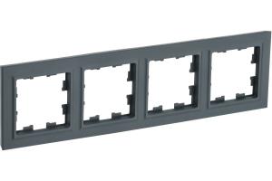 Рамка 4-я Графит Brite