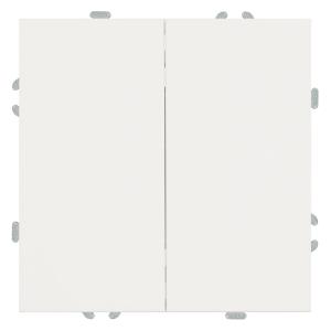 Переключатель 2-кл 10А С/У Белый фарфор Эмили