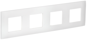 Рамка 4-я Арктический белый Skandy