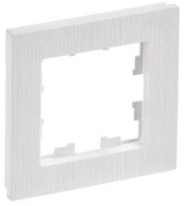 Рамка 1-я Белый рифленый Brite