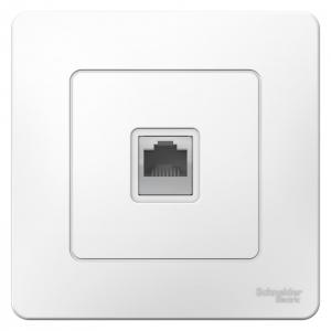 Розетка компьютерная RJ45, кат.5E,С/У белый BLANCA