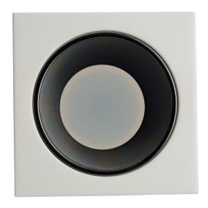 Светильник встраиваемый  DL3112 потолочный MR16 G5.3 белый + черный хром Feron