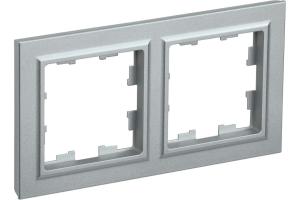 Рамка 2-я Алюминий Brite