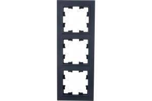 Рамка 3-я Графит BRITE