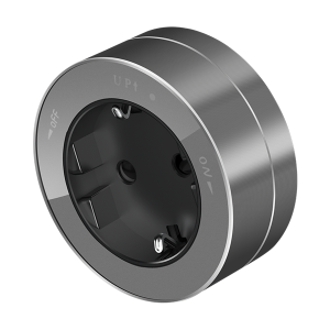 Розетка 2К+З круглая 16А 250В Графит MultiTrack Systeme Electric