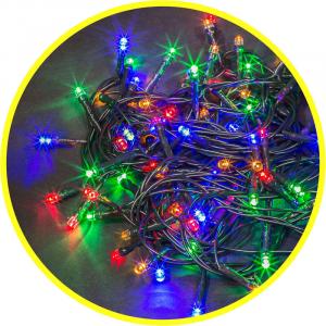 Гирлянда Нить 15,5м 140LED 230V IP44 RGB 8 режимов NGF-S01-140RGBY-10-15.5m-230-C8-BL-IP44 Navigator