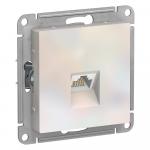 Розетка компьютерная RJ45, кат.5E,С/У Жемчуг ATLASDESIGN