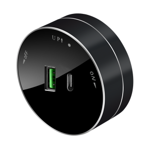 Розетка USB А+С 18Вт 5В/3А Антрацит MultiTrack Systeme Electric