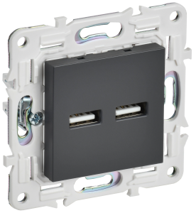 Розетка USB А+А 3,1А С/У Титан Skandy