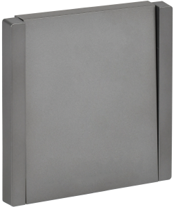 Переключатель 1-кл 10А С/У перекрестный Сталь Forte&Piano