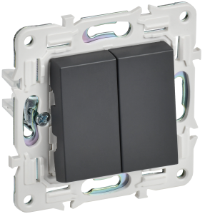 Переключатель 2-кл 10А С/У перекрестный Титан Skandy