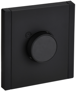 Термостат для теплого пола с электронным индикатором Металл Черный Forte&Piano