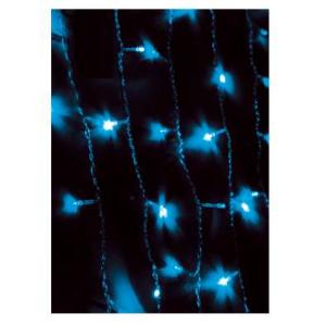Гирлянда занавес 200LED 2.5мх1.1м с контроллером провод 3м IP20 син. Космос