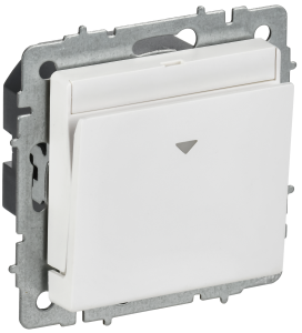 Выключатель карточный 30А С/У Арктический Белый Brite