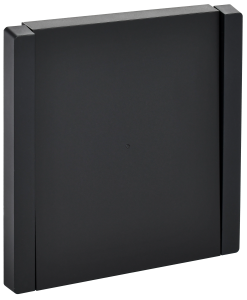 Переключатель 1-кл 10А C/У проходной с индикатором Черный Forte&Piano