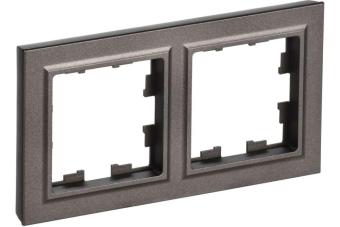 Рамка 2-я IP44 Бронза Brite