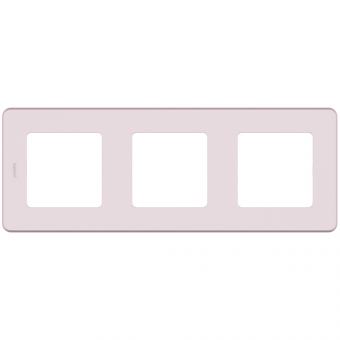 Рамка 3 поста Розовый Legrand INSPIRIA