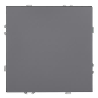 Переключатель 1-кл 10А С/У Платиново-серый Эмили