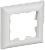 Рамка 1-я Арктический Белый/Белый Brite