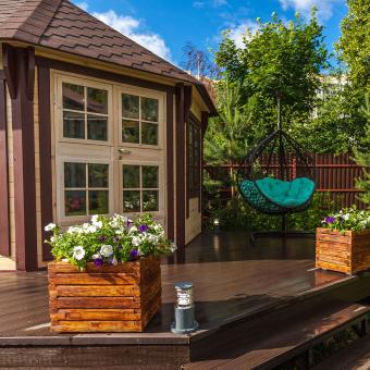 Ландшафтный светильник Techno 1508 серый Elektrostandard