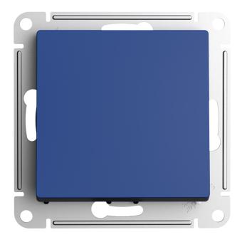 Переключатель 1-кл 10А C/У перекрестный Аквамарин AtlasDesign