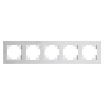 Рамка 5-я стекло Белый матовый Катрин