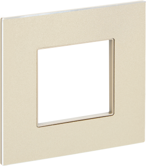 Рамка 1-м Металл Шампань Skandy