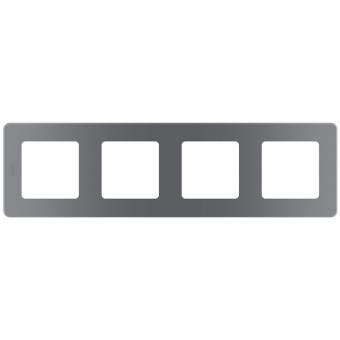 Рамка 4 поста Дымчатый Legrand INSPIRIA