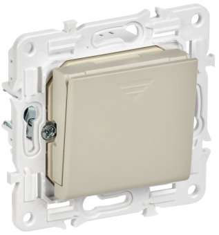 Выключатель карточный 30А С/У Бежевый Skandy