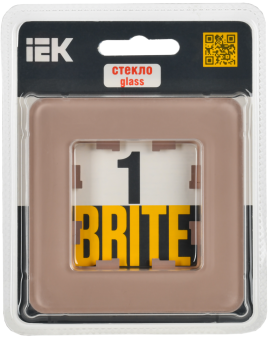 Рамка 1-я Стекло Дымчатый Brite