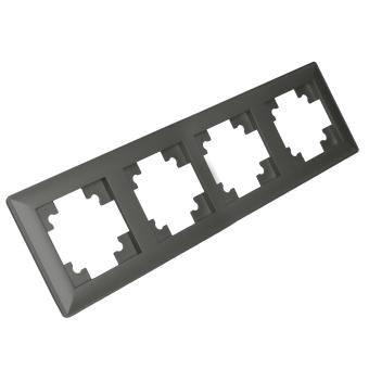 Рамка 4-я Графит Катрин