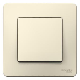 Выключатель 1-кл 10А С/У Молочный Blanca