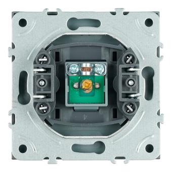 Розетка TV антенна С/У Антрацит Эмили