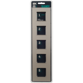 Рамка 5-я Стекло Шампань Skandy