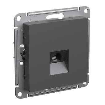 Розетка телефонная RJ11 С/У Базальт AtlasDesign