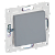 Переключатель 1-кл 10А С/У перекрестный Серый Skandy