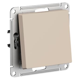 Переключатель 1-кл 10А C/У перекрестный Песочный AtlasDesign