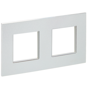 Рамка 2-я Металл серебряный Skandy